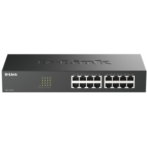 D-Link DES-1016D 16-Port Ethernet Switch, 16 fast ethernet ports, 3.2Gbps switching fabric